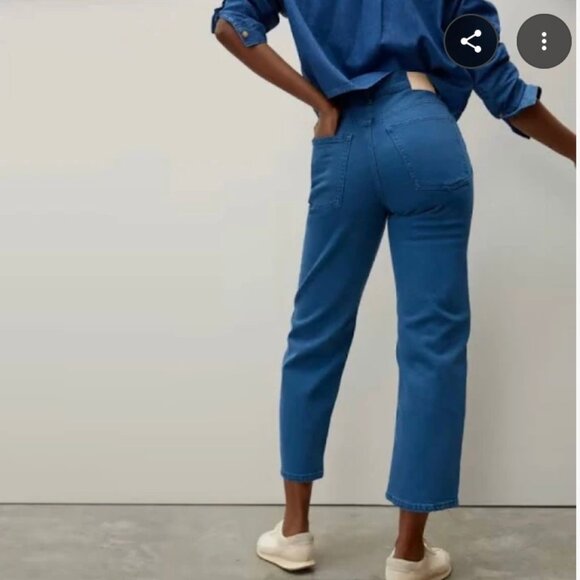 Everlane | The Way High Jean in Retro Blue - Picture 2 of 9